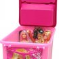 Barbie Store It All Storage Case for Dolls Accessories Pink Carry Box New Girls