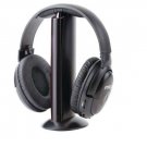 Pyle Professional Wireless Headphones System Black Mic Home Pro Headset Gameing