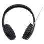 Pyle Hi-Fi Wireless FM Headphones Super Bass Black Mega Gameing Headset Radio