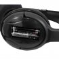 Pyle Hi-Fi Wireless FM Headphones Super Bass Black Mega Gameing Headset Radio