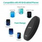 RAVPower Galaxy S8 Fast Wireless Charger Samsung Note 8 Quick Charge Black New