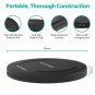 RAVPower Galaxy S8 Fast Wireless Charger Samsung Note 8 Quick Charge Black New