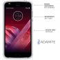 Moto Z2 Force Case Bumper White / Clear Compatible With Moto Mods Ademite