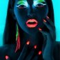 6 Pack Face Body Paint UV Blacklight Neon Glow In The Dark Makeup Party Art New