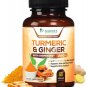 Tumeric Curcumin Ginger Max Potency Bioperine Black Pepper Dietary Supplements