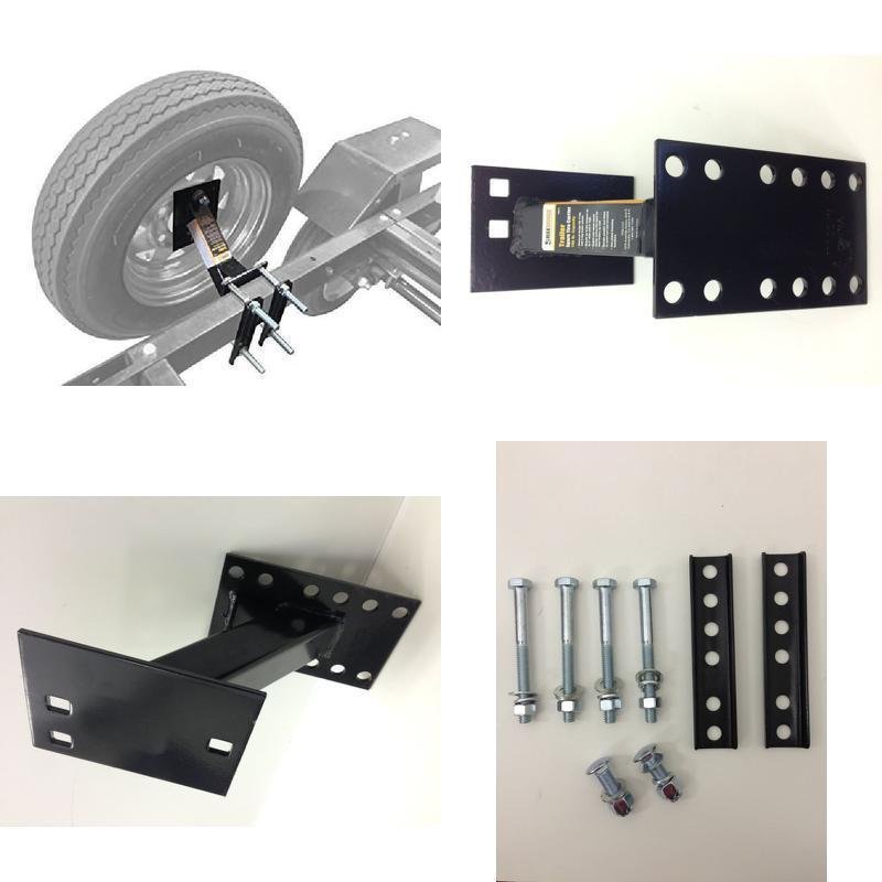 Boat Trailer Spare Tire Mount Carrier Wheel Cargo Holder NEW amp FREE