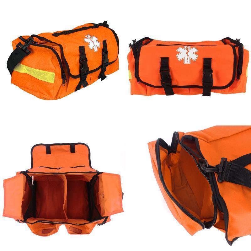 Responder EMS Emergency First Aid Bag Medical Trauma Case Orange Empty