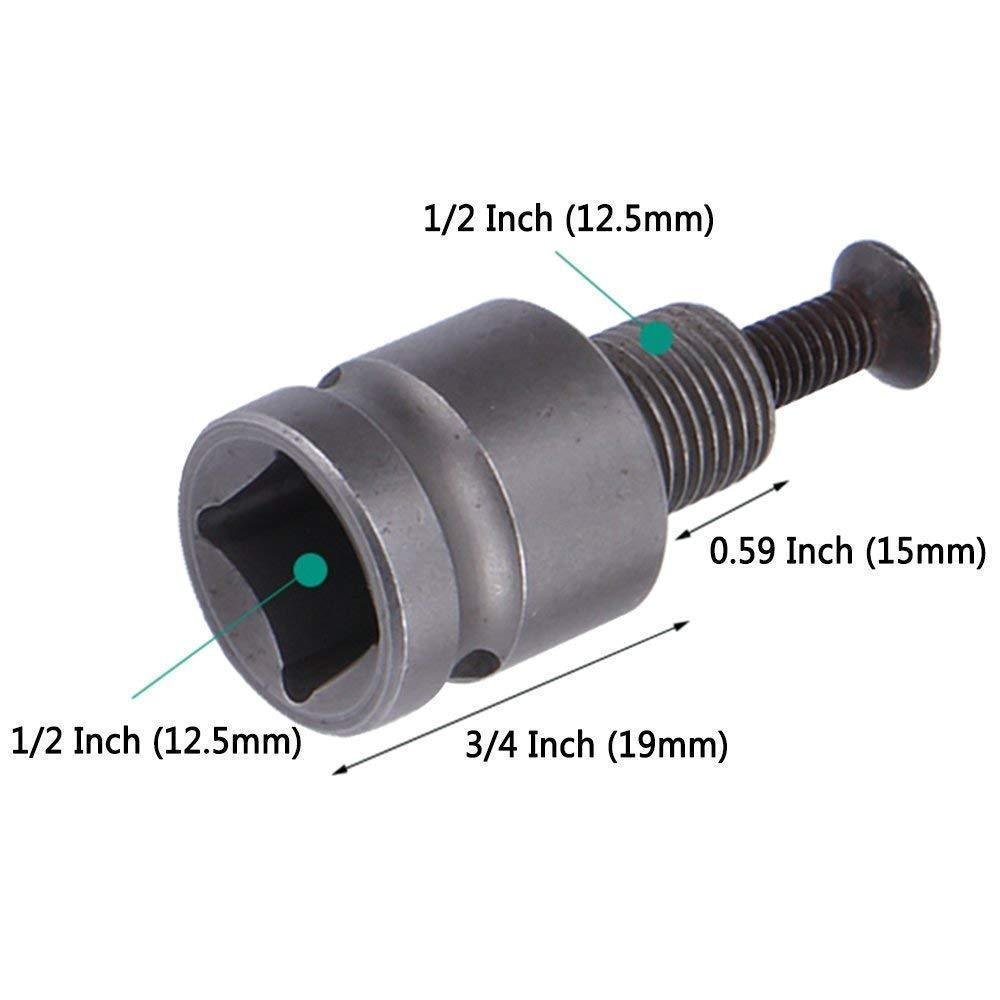 Key Drill Chuck Air Impact Wrench Converter Tool 1/2 Inch Socket Female
