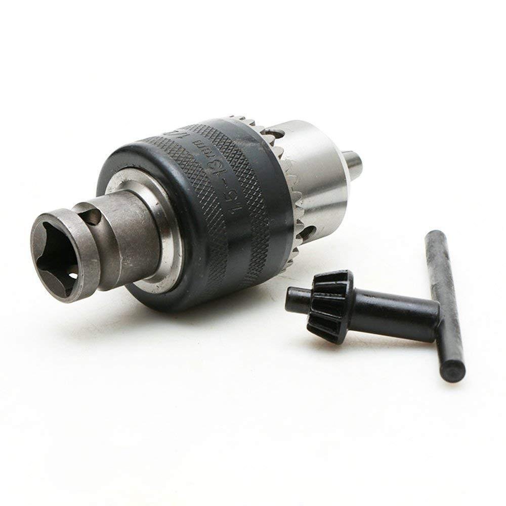 Key Drill Chuck Air Impact Wrench Converter Tool 1/2 Inch Socket Female