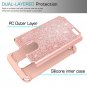 LG Stylo 3 And 3 Plus Case Cover with HD Screen Protector for Women Rose Gold