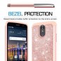 LG Stylo 3 And 3 Plus Case Cover with HD Screen Protector for Women Rose Gold