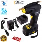 Electric AirPump Pro Cordless Portable Air Compressor Built in Pressure Gauge