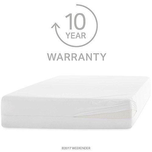 Zippered Waterproof Mattress Protector Queen Size Soft Bed Cover 60 x 80