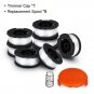 Weed Eater Line String 1 Trimmer Cap Cover 8 Pack 0.065 Spool for Black & Decker