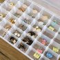 Plastic Organizer Container Storage Box Adjustable Divider 36 Removable Grids