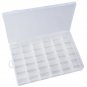 Plastic Organizer Container Storage Box Adjustable Divider 36 Removable Grids