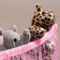 Jumbo Toy Hammock Net Organizer Corner Hanging Stuffed Animals Storage Kids Pink