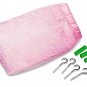 Jumbo Toy Hammock Net Organizer Corner Hanging Stuffed Animals Storage Kids Pink