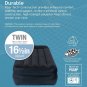 Twin Size Air Mattress Intex Inflatable Raised Downy Airbed Bed Built In E-Pump