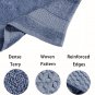 6-Pack Cleanbear Face-Cloth Washcloths Set 100% Cotton High Absorbent 6 Colors
