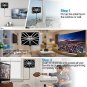 Antenna TV Digital HD Long Range Mile Skywire TV Indoor 1080P 4K 18ft Coax Cable