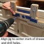 Hardware Horse Drill Jig Furniture Handle Installation Template Cabinet Doors