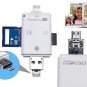 3 In 1 I Flash Drive 32 64 128 GB Drive Storage USB Memory Stick For Iphone 7