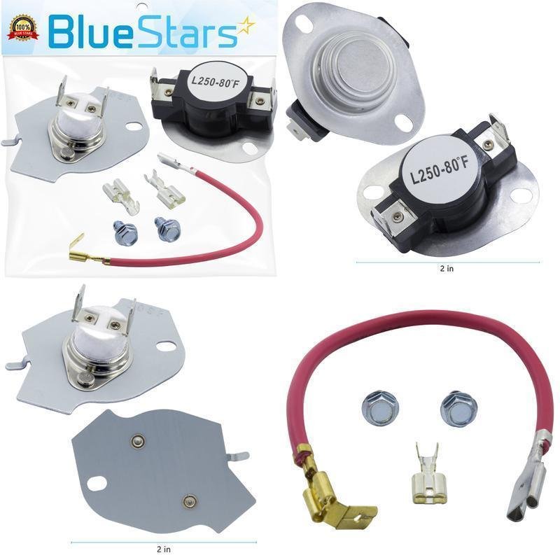 Dryer Thermostat Kit 279816 For Kenmore Maytag Whirlpool Roper Estate Kitchenaid
