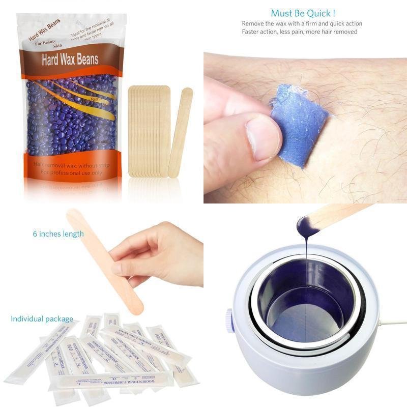 Easy Body Hair Removal Hard Wax Beans Full Body Depilatory Wax B