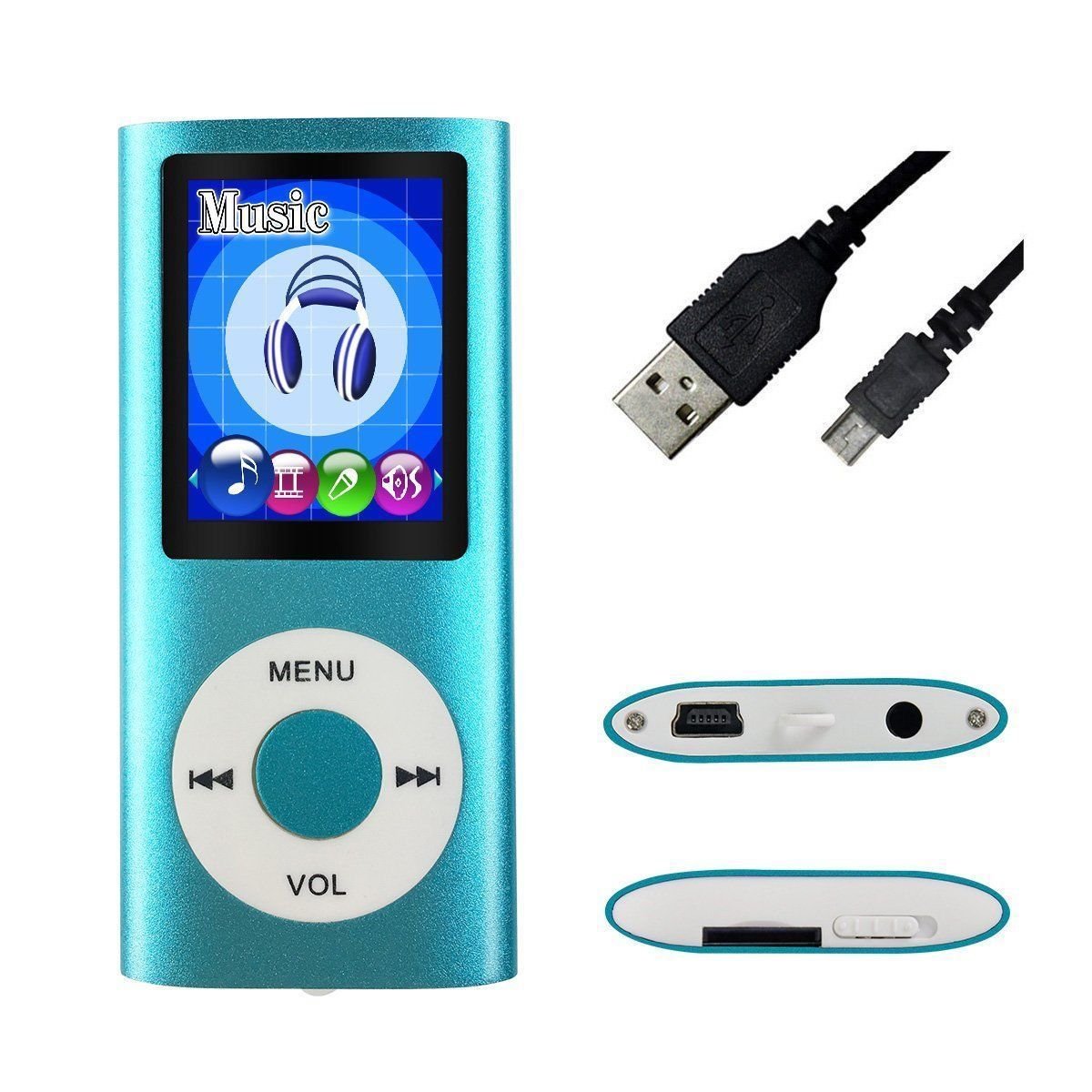 64 GB Mp3 Mp4 Player Digital Compact Portable Photo Viewer Voice ...