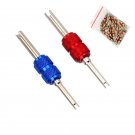 20Pcs Car Truck Motorcycle Tire Valve Stem Core w/ Remover Installer Repair Tool