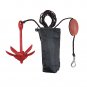 Anchor Folding Kayak Boat Canoe Kit Galvanized Small Pound Jet Ski Portable Hold
