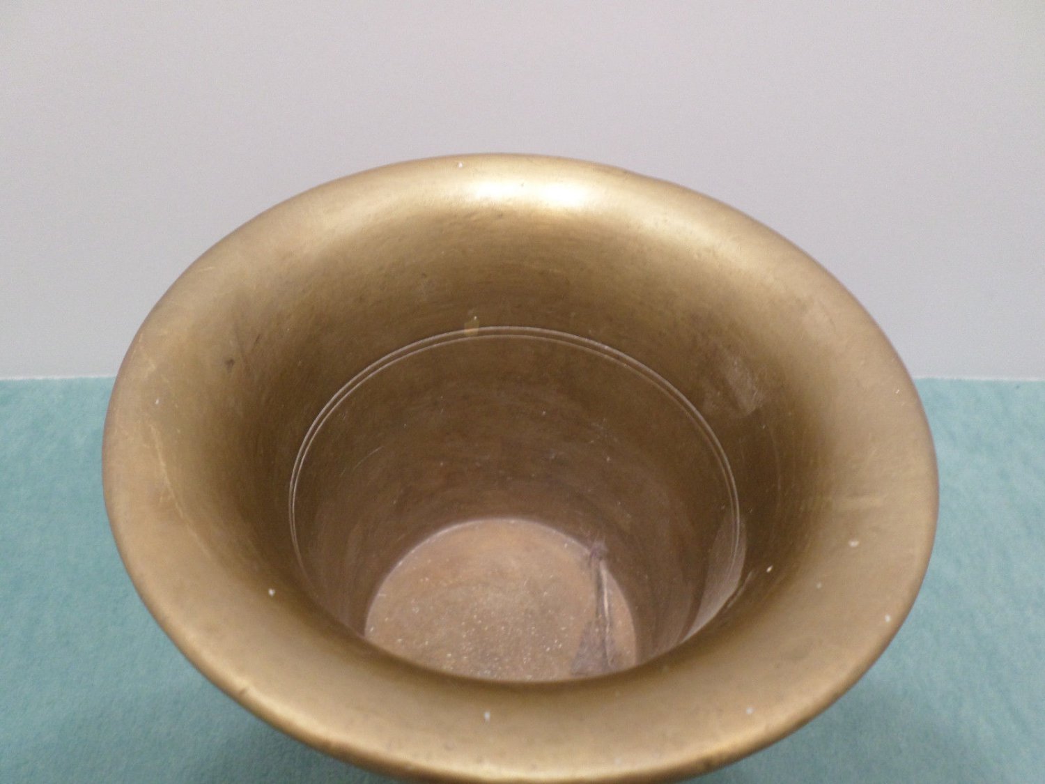 Antique Brass Mortar and Pestle Medical Pharmaceutical