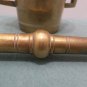 Antique Brass Mortar and Pestle Medical Pharmaceutical