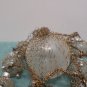 Antique Christmas Tree Ornament Wire Wrapped Frosted Glass Bulbs made in Germany