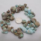 Natural Rough Cut Turquoise 230.5 CTS Stabilized