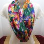 Womens Scarf Wrap Multi Colored 100% Polyester