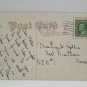 Antique Easter Postcard Rooster Colored Eggs Embossed Posted Divided