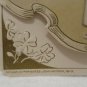 Antique Birthday Postcard Opens like a card in front Embossed, Unposted, Divided