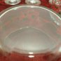 Christmas Glassware Set Libbey Holly and Bows 4 Cups 4 Glasses 2 Bowls Lot of 10