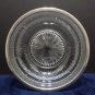 Clear Crystal Serving Bowl with Silver Plated Rim Made in England