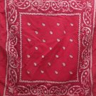 Vintage Bandana Scarf 100% Cotton Paris Accessories Made in USA Paisley