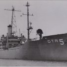 U.S.S. LIBERTY AGTR-5 Military Ship Real Photo Postcard Official U.S. Navy USA