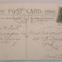 1908 Easter Postcard Humanized Rabbit Pushing Egg in Carriage Embossed Posted