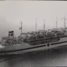 U.S.S. Tranquillity AH-14 Military Ship Real Photo Postcard Official U.S. Navy