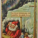 Christmas Postcard Santa Claus North Pole Wireless Company Glossy