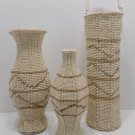 Woven Accent Containers Baskets by Autumn Accents lot of 3