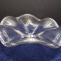 Murano Clear Crystal Center Piece Bowl made in Italy
