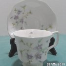 Queens Tea Cup and Saucer Bone China Rosina pattern made in England 1900-1940