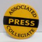 Vintage Pinback Button Pin Associated Press Collegiate Metal
